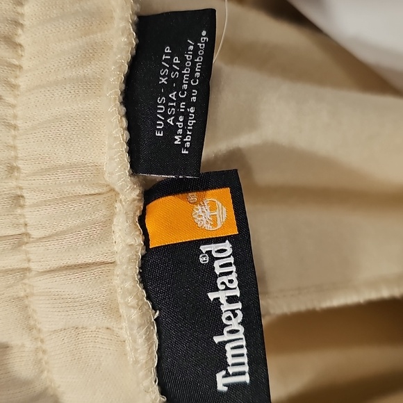 Timberland Brushed Cargo Joggers In Angora Sz XS NWT MSRP $70 - Picture 8 of 9